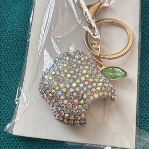 Green Apple Keychain